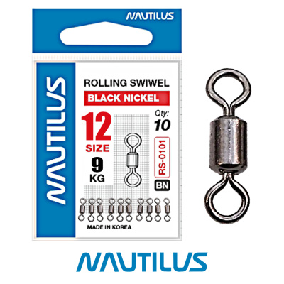 Вертлюг Nautilus Rolling Swivel RS-0101 (№12, 9кг.)