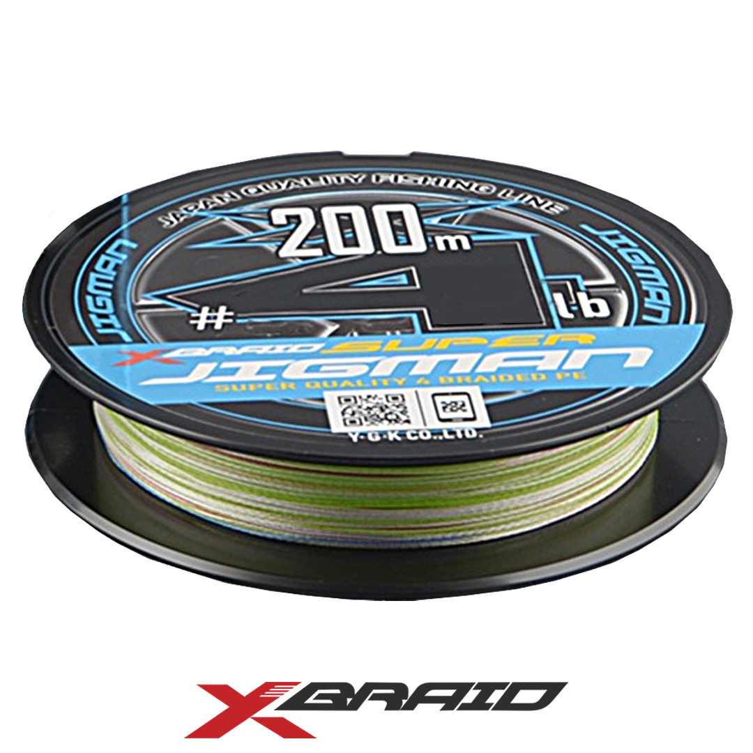 Шнур X-Braid (YGK) Super Jigman X4 multicolor 200m 03