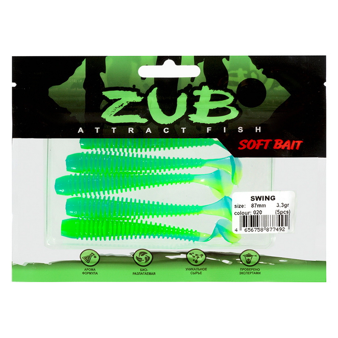 Твистер ZUB Swing 4,6-8,0 020 01