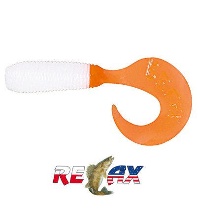 Твистер Relax 2.0" Standart (TS074 orange white)