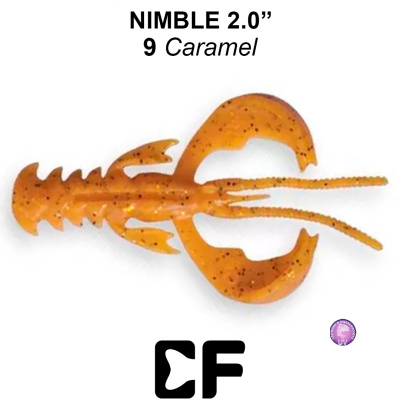 Рак CF Nimble 2.0" плавающий (50-50-9-6 UV caramel Кальмар)