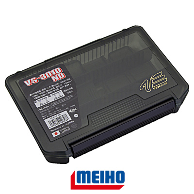 Коробка Meiho Versus VS-3010ND (205×145×40мм, 3-15отд.+12пер.black)
