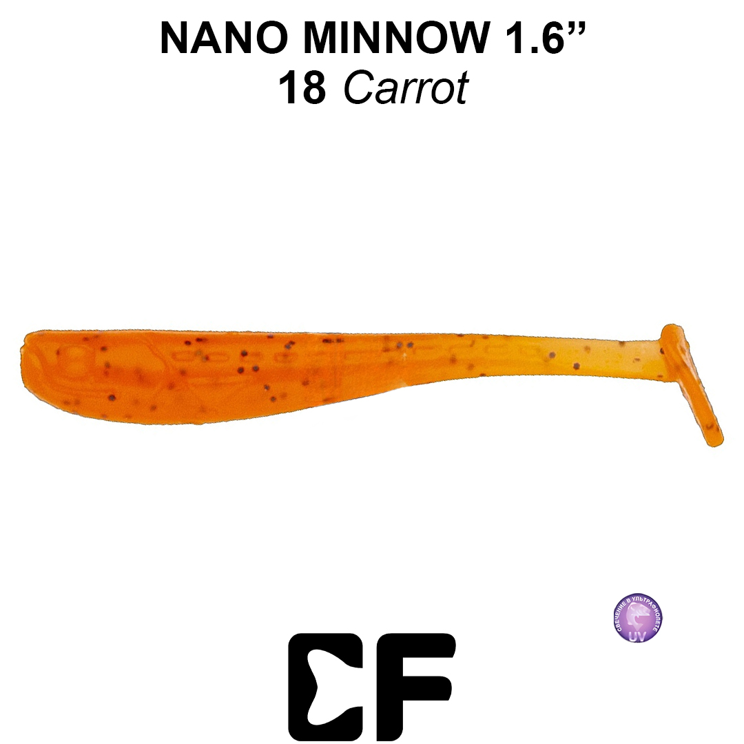 Виброхвост Crazy Fish Nano Minnow 1.6 18 0