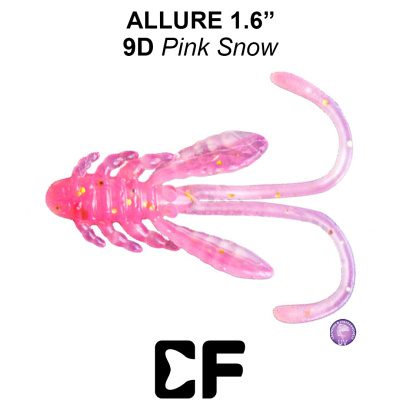 Нимфа CF Allure 1.6" (23-40-9d-6 UV pink snow Кальмар)