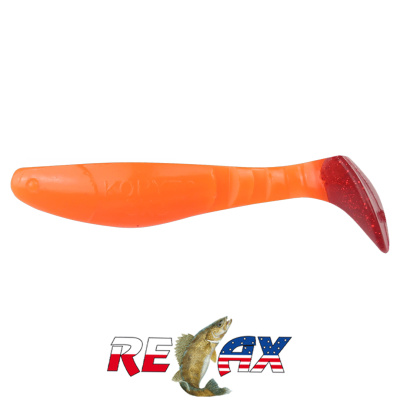 Виброхвост Relax Kopyto 3.0" Tail (T112 orange limeberry)