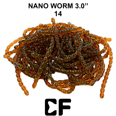 Червь CF Nano worm 3.0" (86-90-14-6  Кальмар)