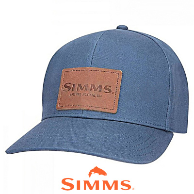 Кепка Simms Leather Patch Cap (Dark Moon)