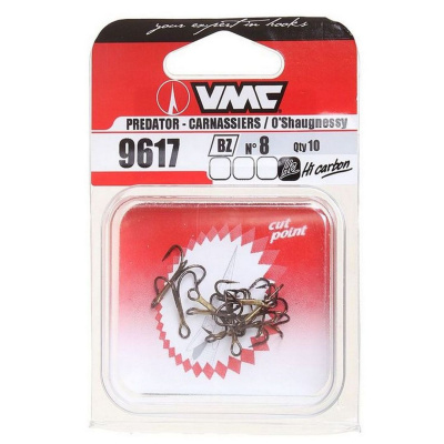 Тройник VMC 9617 BZ O'Shaughnessy Treble (№ 8, 10шт.)