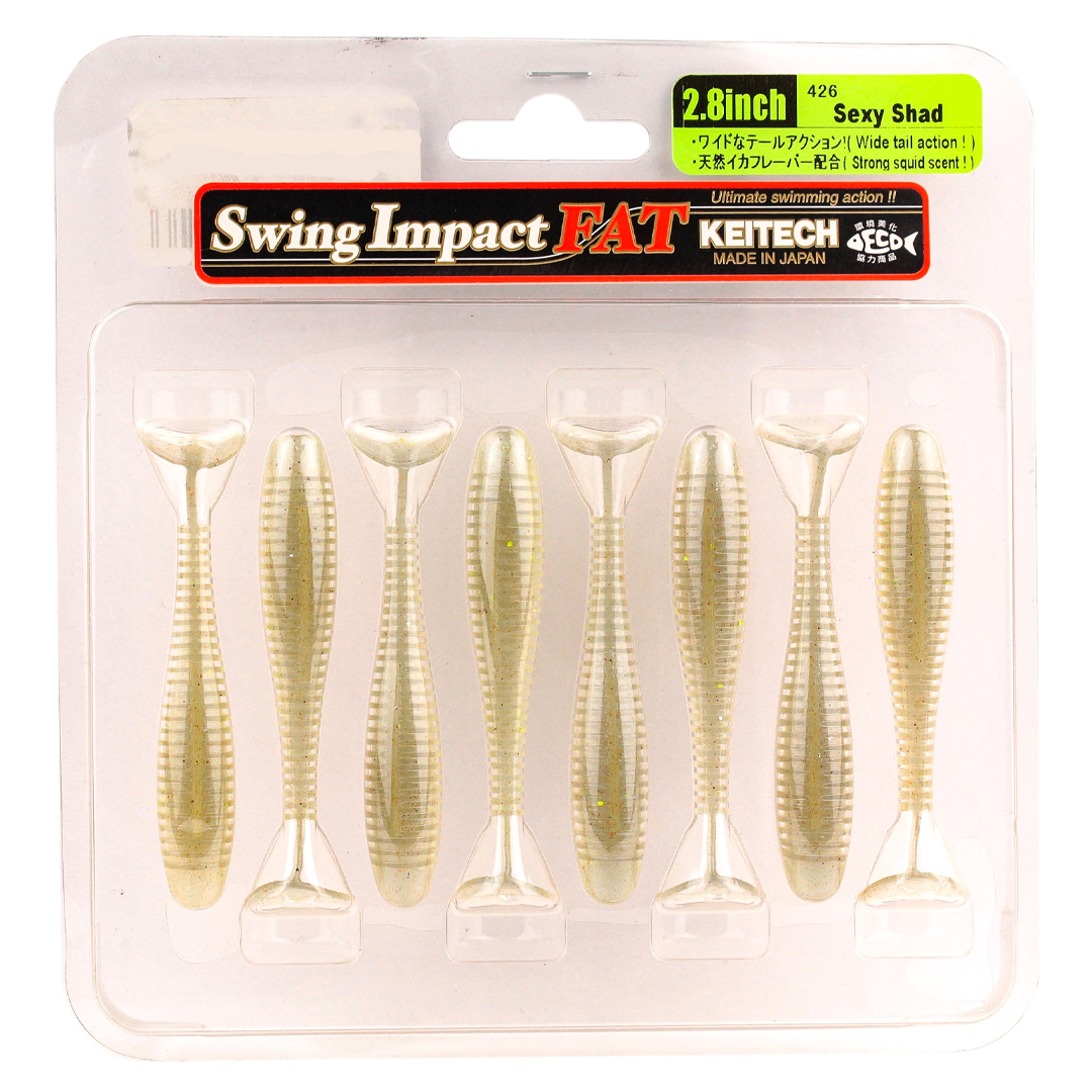 Виброхвост Keitech Swing Impact Fat 2.8 00 упаковка