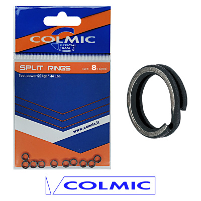 Кольцо заводное Colmic Split Rings GMM010 (№ 8,0, 20,0кг. 10шт.)