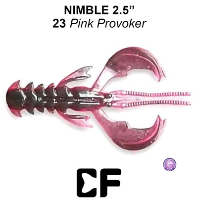 Рак CF Nimble 2.5" (44-65-23d-6 UV pink provoker Кальмар)