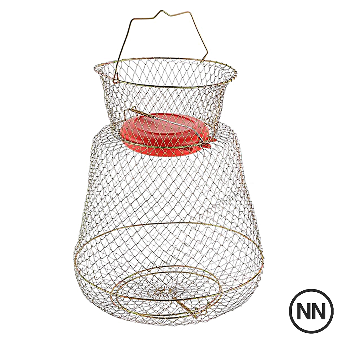 Садок металлическая сетка с поплавками 02