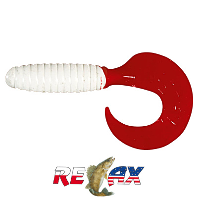 Твистер Relax 5.0" Standart (TS048 red white)