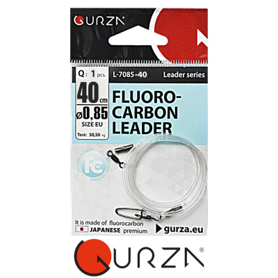 Поводок Gurza флюорокарбон ( 40см, d 0,85мм, 30,5кг.)