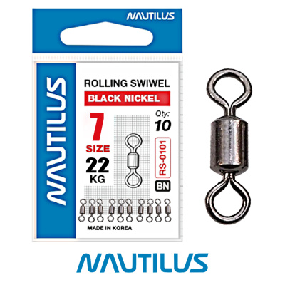 Вертлюг Nautilus Rolling Swivel RS-0101 (№ 7, 22кг.)