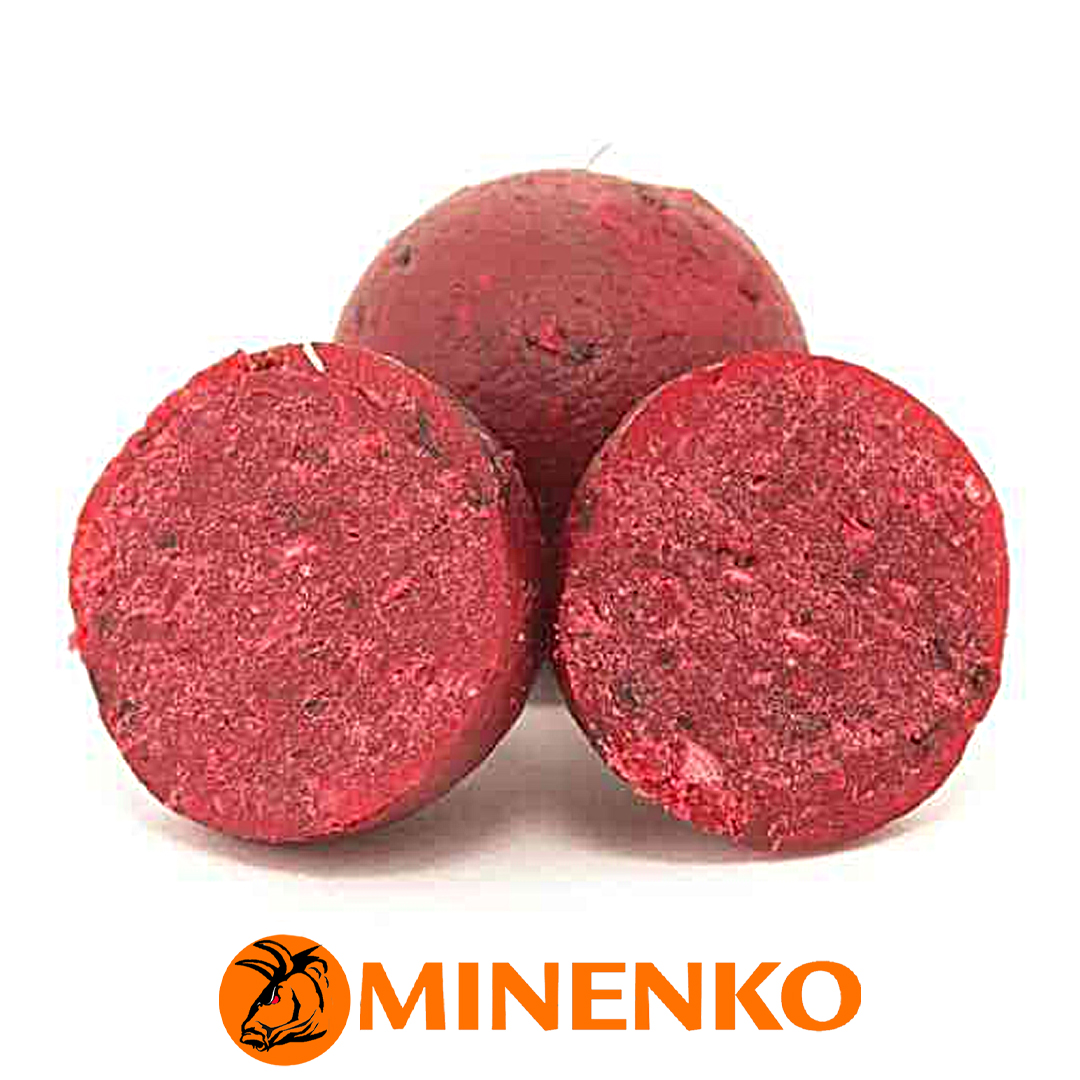 Бойлы Minenko вареные насадочные 14мм Crab & Chilli 03