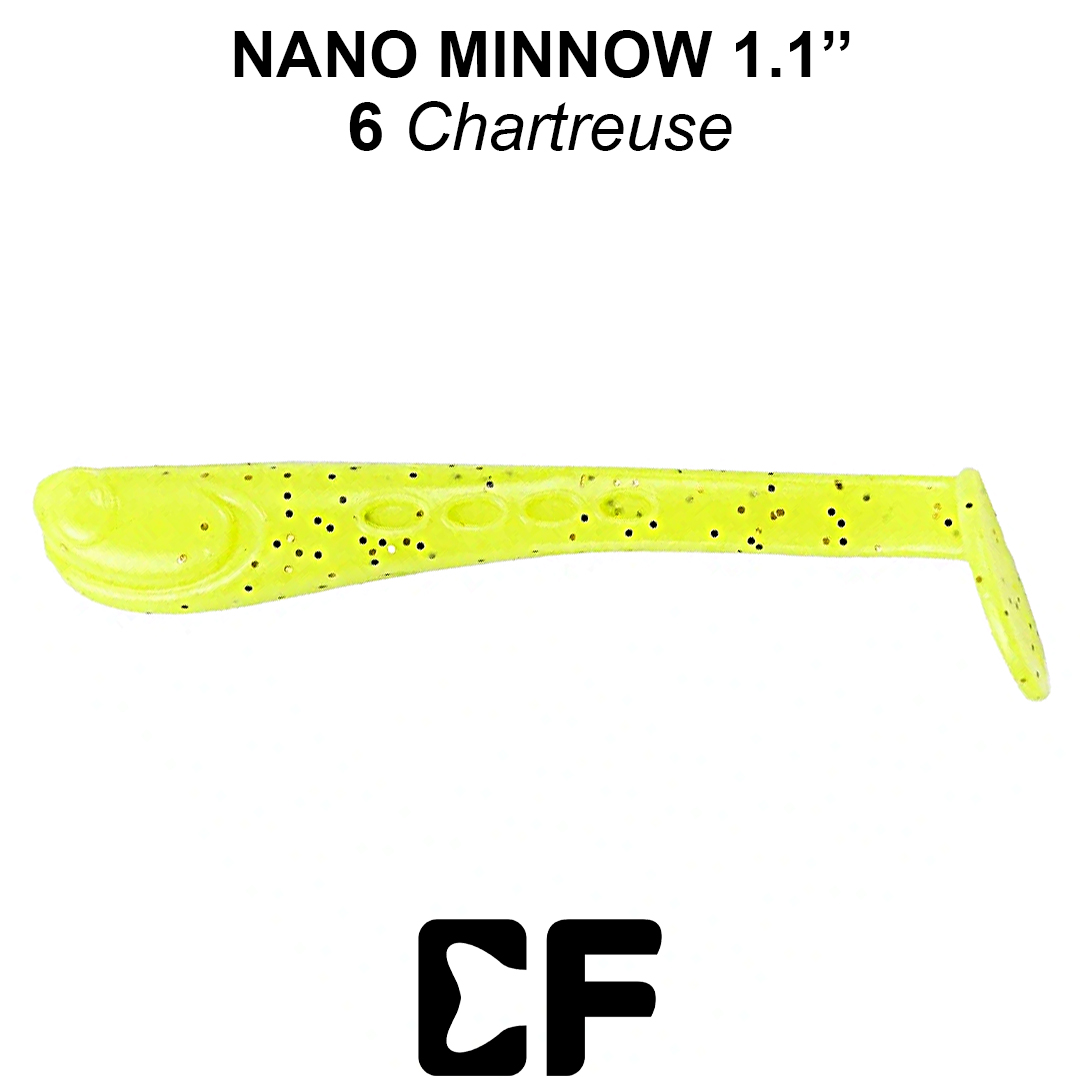 Виброхвост Crazy Fish Nano Minnow 1.1 6 6 0