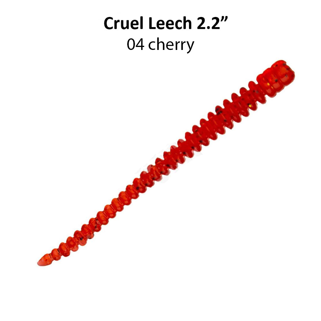 Червь Crazy Fish Cruel Leech 2.2 кальмар 04 0