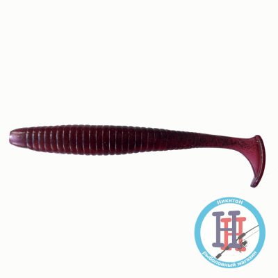 Виброхвост I love Jig Swimmer 4.0" (03 красное вино)
