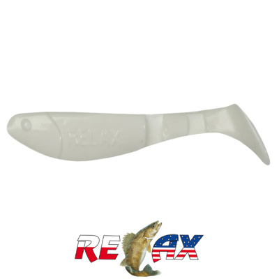 Виброхвост Relax Kopyto 2.5" Standart (S001 white)