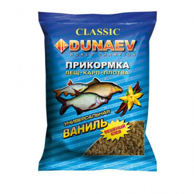 Прикормка Dunaev Classic гранулы (универсальная ваниль)