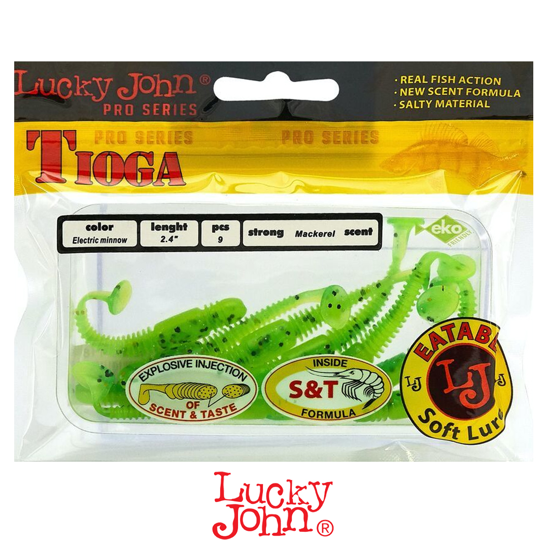 Виброхвост Lucky John Tioga 2.4 T18 1