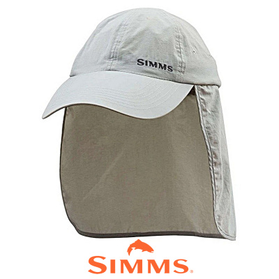 Кепка Simms SuperLight Sunshield Cap (Sterling)
