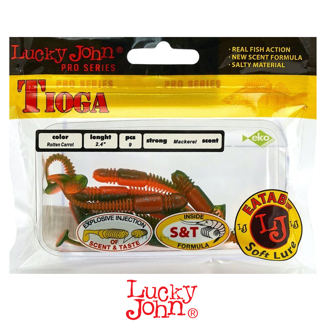 Виброхвост Lucky John Tioga 2.4 T56 1