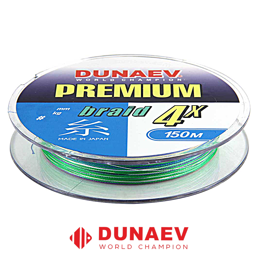 Шнур Dunaev Premium PEx4 MultiColor 150м 03