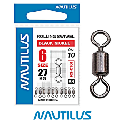 Вертлюг Nautilus Rolling Swivel RS-0101 (№ 6, 27кг.)