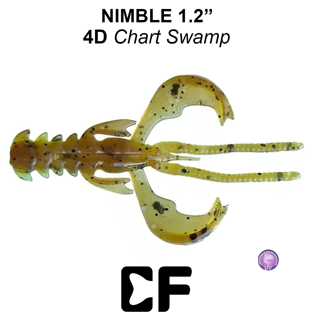 Рак Crazy Fish Nimble 1.2 04d 0