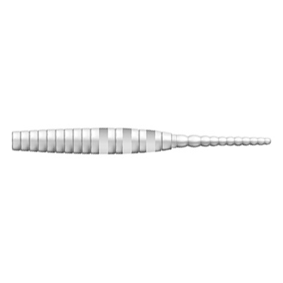 Червь ZUB Crazy Leech 2.0" (801 белый)