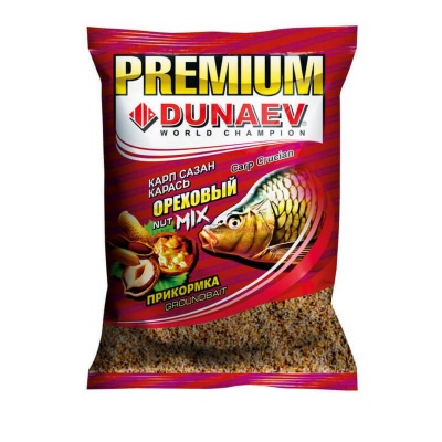 Прикормка Dunaev Premium (карп сазан ореховый микс)