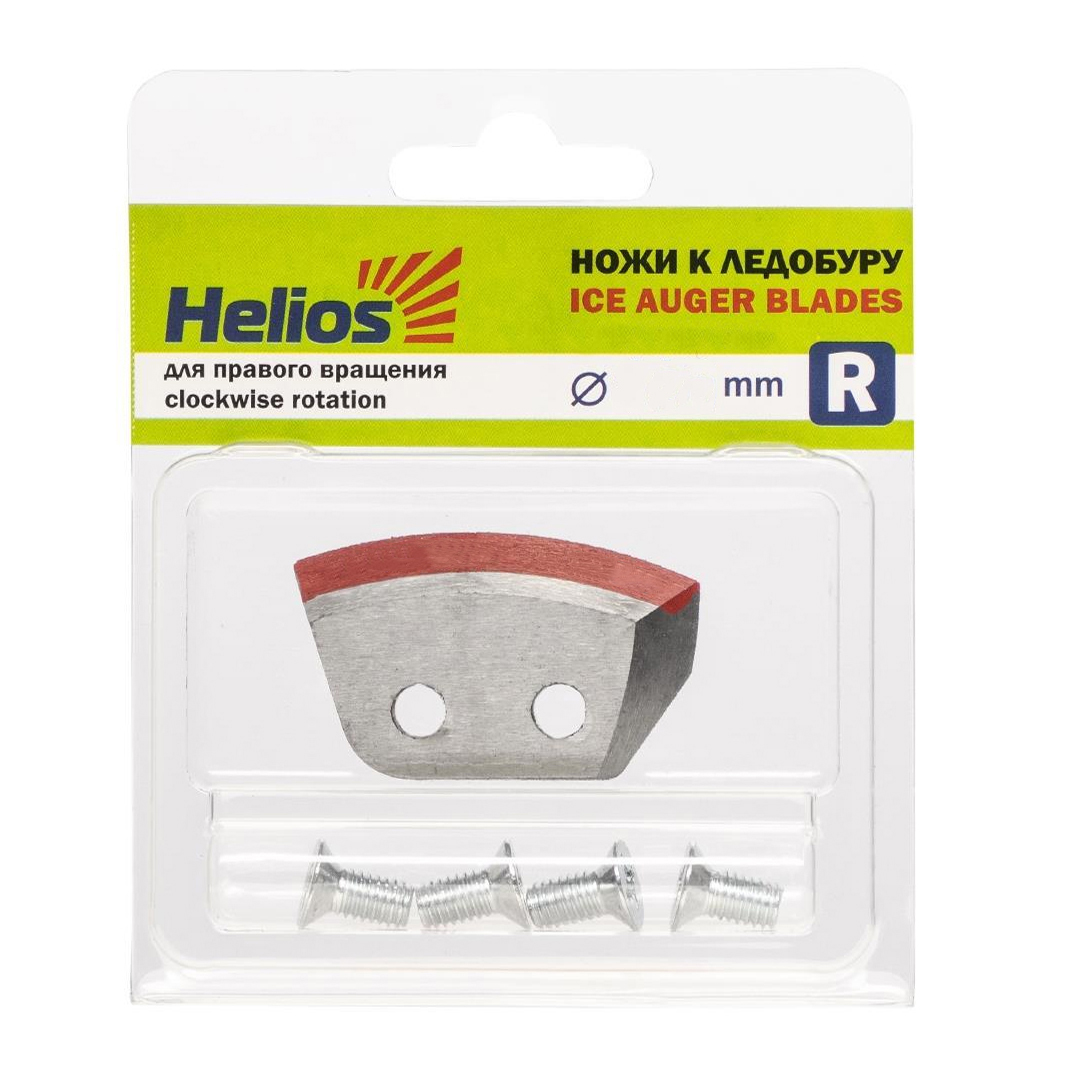 Ножи для ледобура Helios правые полукруглые 00