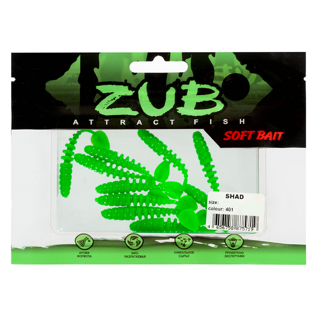 Виброхвост ZUB Shad 1,6-2,0 401 01