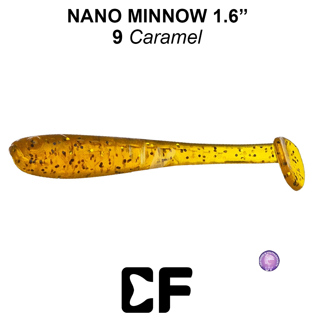 Виброхвост Crazy Fish Nano Minnow 1.6 09 0