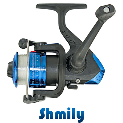 Катушка Shmily SY200 с леской (200, 5.2:1, 148гр., 3bb нет)