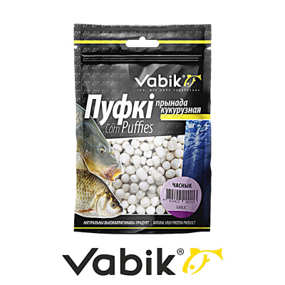 Приманка рыболовная Vabik Corn Puffies (чеснок)