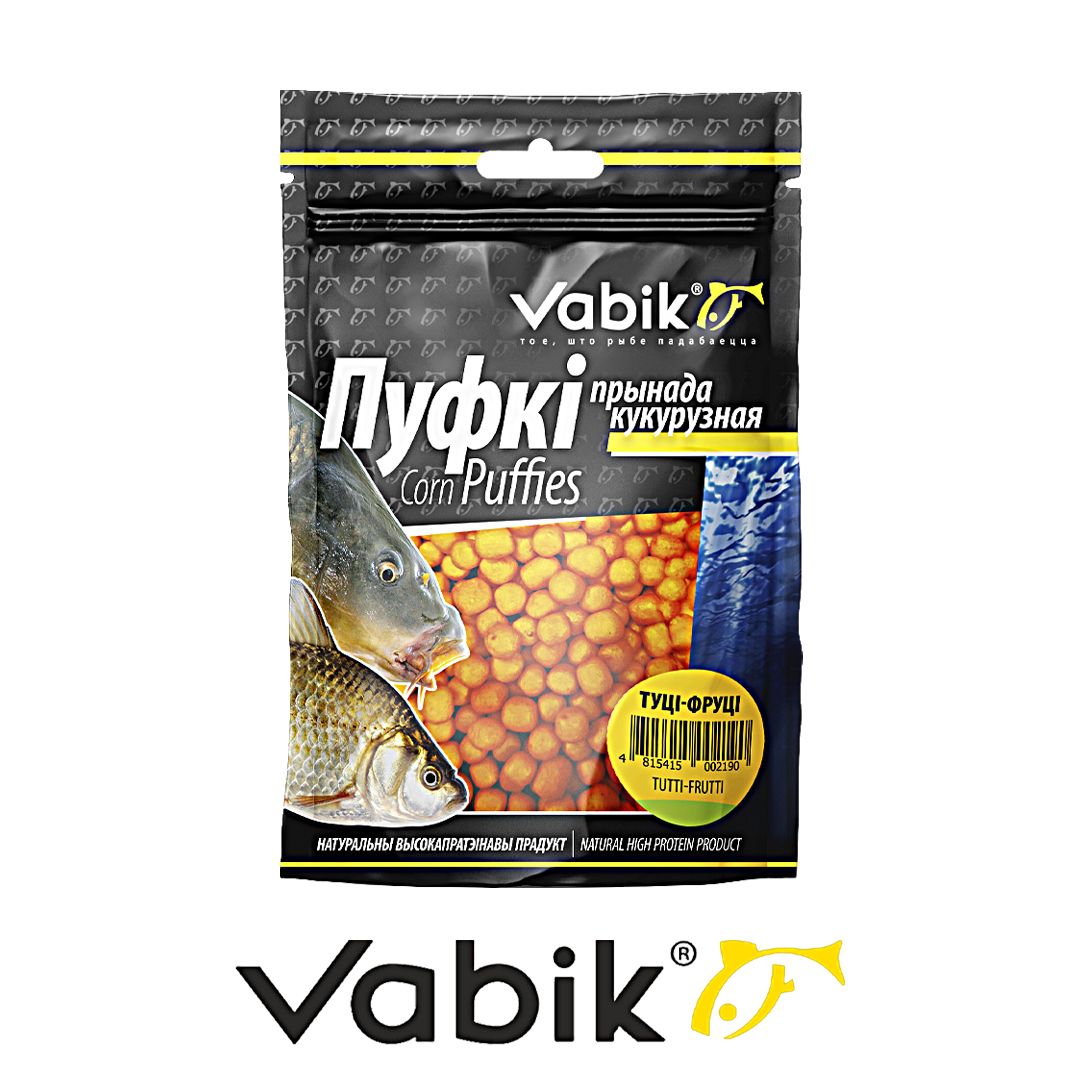 Приманка рыболовная Vabik Corn Puffies 14 тутти-фрутти