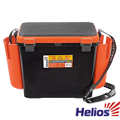 Ящик зимний Helios FishBox односекционный 19L (2,1/130кг. 50×25,5×32см, 19л.оранжевый)