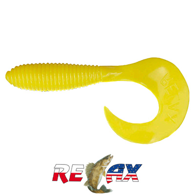 Твистер Relax 4.0" Standart (TS010 yellow)