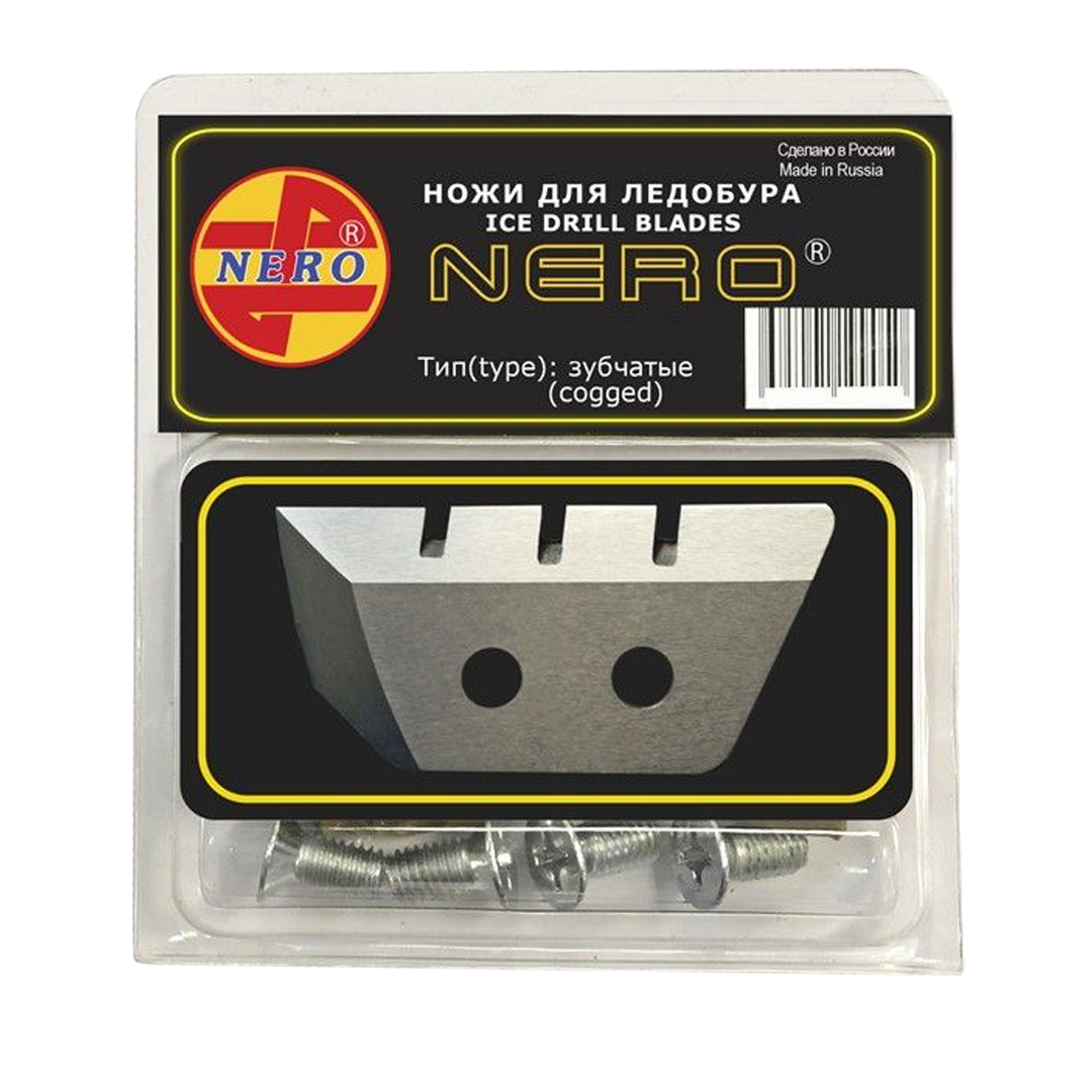 Ножи для ледобура Nero Ice Drill Blades левые зубчатые 00