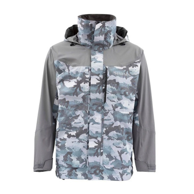Куртка Simms Challenger Jacket '20 (Hex Flow Camo Grey Blue, L)