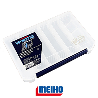 Коробка Meiho Versus VS-3037ND (275×187×43мм, 1-22отд.+21пер.clear)