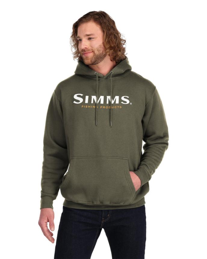 Толстовка Simms Logo Hoody (Forest) 01