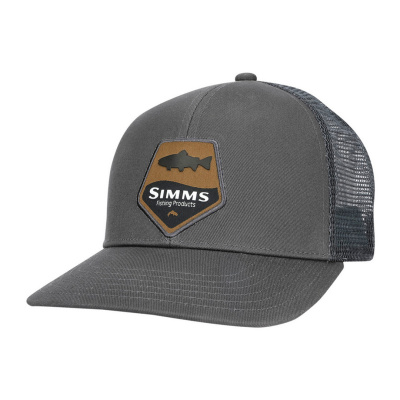 Кепка Simms Trout Patch Trucker '21 (Carbon)