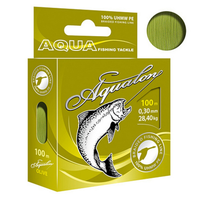 Шнур Aqua Aqualon Oliva 100m (0,30, 28,4kg)
