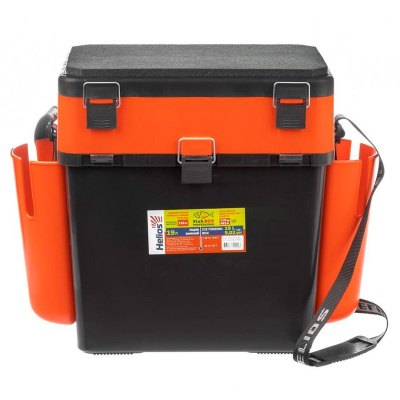 Ящик зима Helios FishBox двухсекционный 19L (оранжевый)