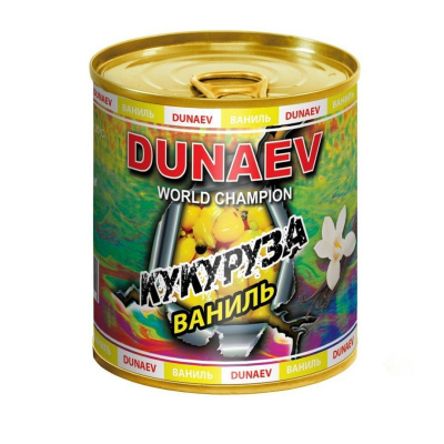 Добавка Dunaev для прикормки м/банка 320g (кукуруза ваниль)