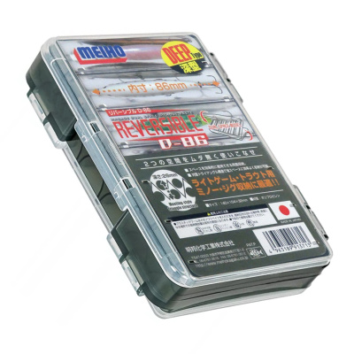 Коробка Meiho Reversible D-86 (140×104×32мм, 2стор.12отд.)